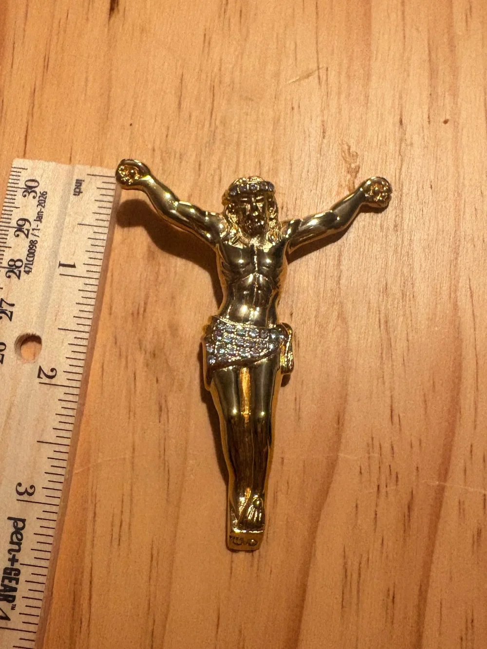 316L Stainless steel Jesus pendant 65*85mm